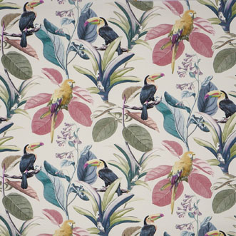 Parakeet, Seashell - Fabric Only